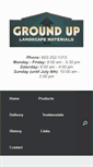 Mobile Screenshot of grounduplandscapematerials.com